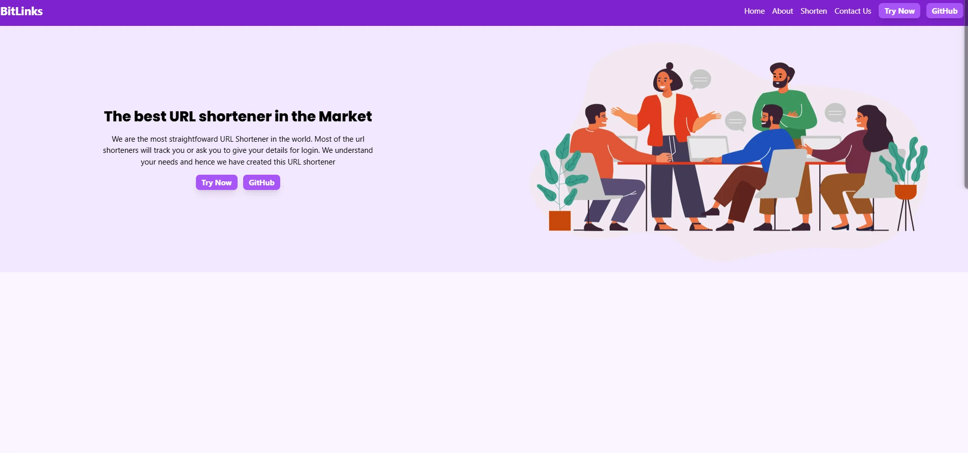 BitLinks URL shortener preview image